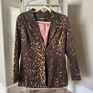 KITTENISH LEOPARD BLAZER